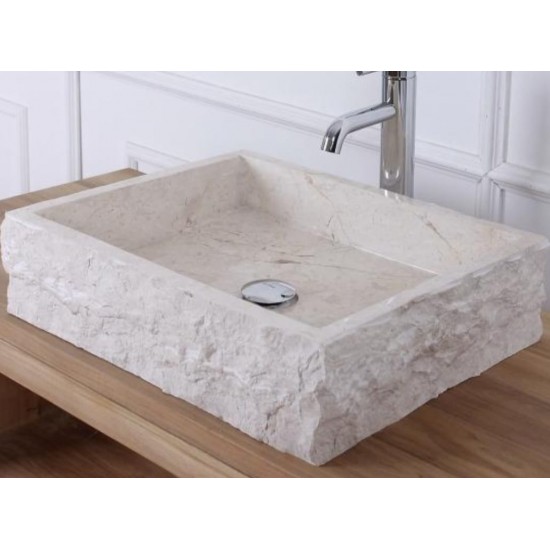 Bej Patlatmalı Lavabo