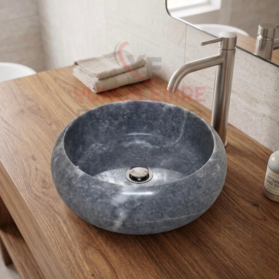 Afyon Gri Teker Lavabo