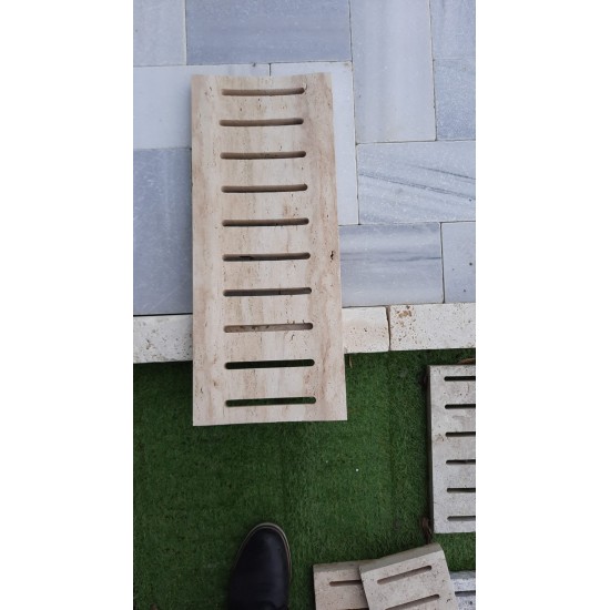 Traverten düz ızgara